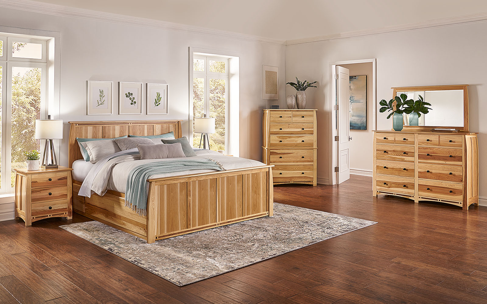 King Storage Bed AAmerica Wood Furniture