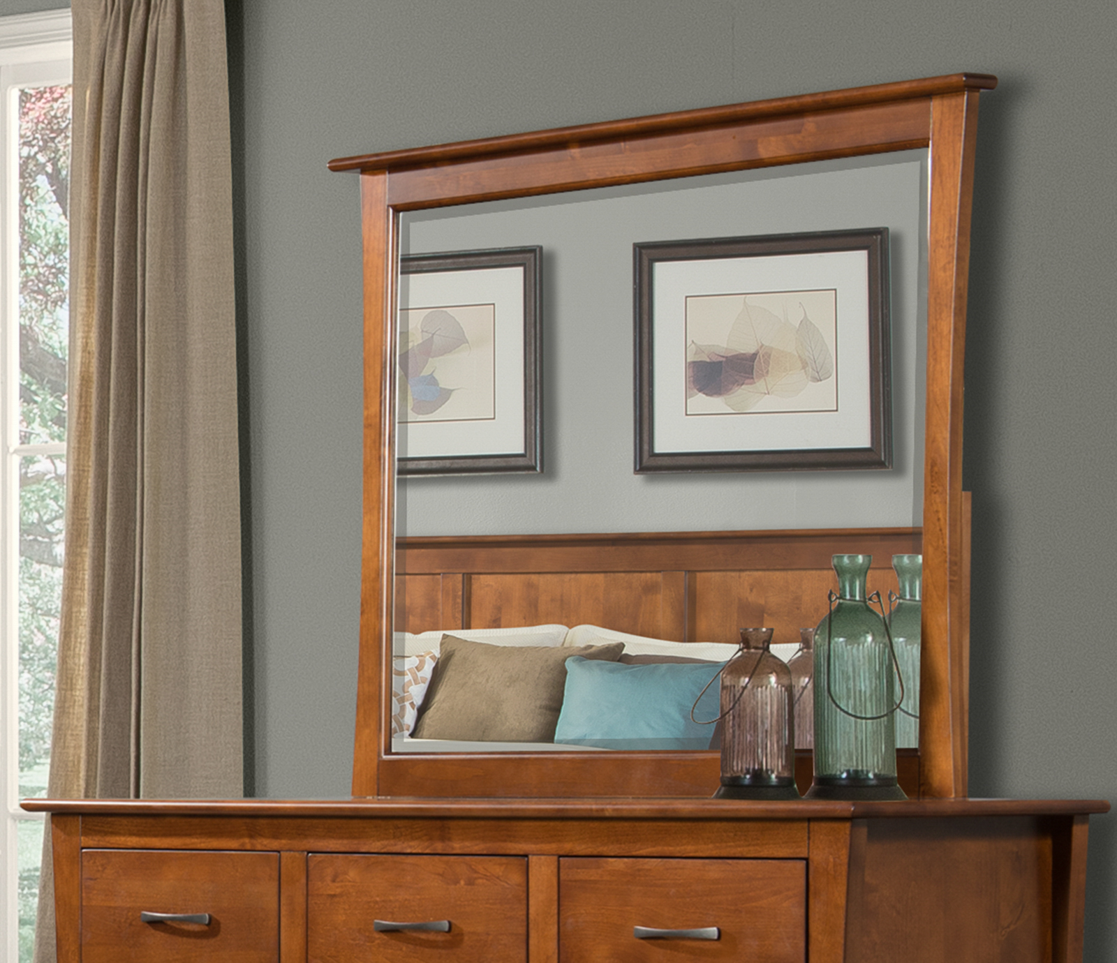 Dresser Mirror AAmerica Wood Furniture